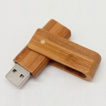 木質旋轉USB手指