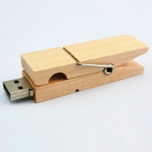 木質書籤夾USB手指