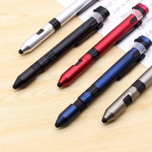 多功能手机支架LED折叠灯笔觸屏筆