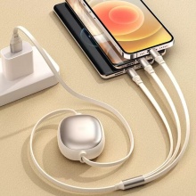 鋁合金殼三合一充電線