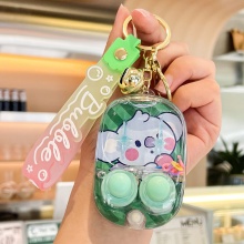 鑰匙扣小掛飾-解壓小遊戲-水中投藍