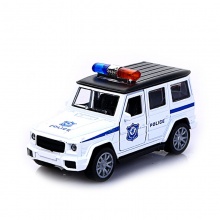 合金回力越野警車兒童玩具車