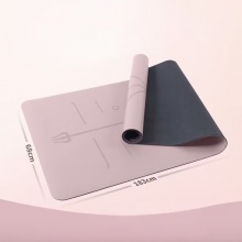 天然橡膠PU乾濕防滑静音便攜瑜珈墊