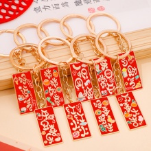 新年祝福語鑰匙扣