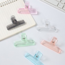 透明果凍色亞克力小夾子
