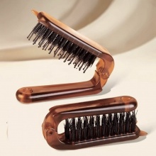 仿豬鬃毛便攜旅行折疊式梳子