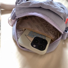 戶外運動斜挎抽繩包