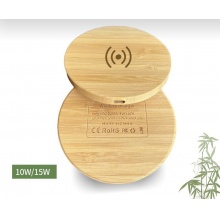 竹木無線充電器