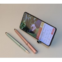 多功能三角杆中性筆觸控筆